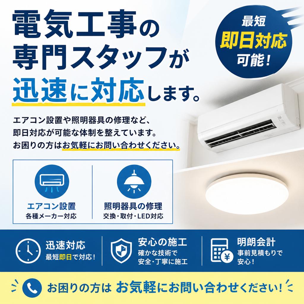 専門技術による迅速な対応