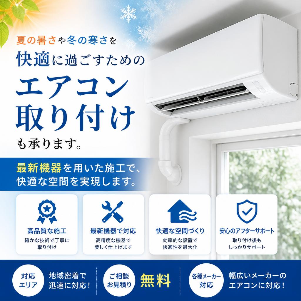 エアコン取り付けサービス