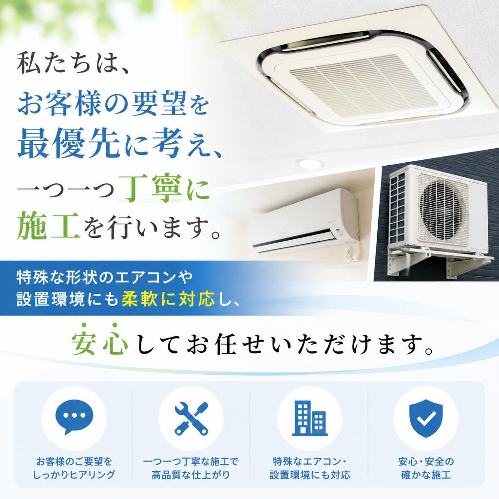 お客様のご要望に応える柔軟な対応
