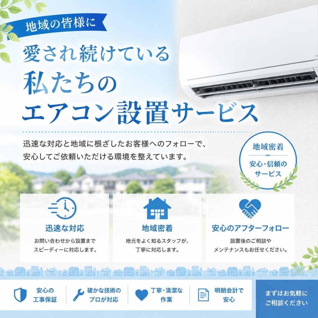 地域密着の施工で安心