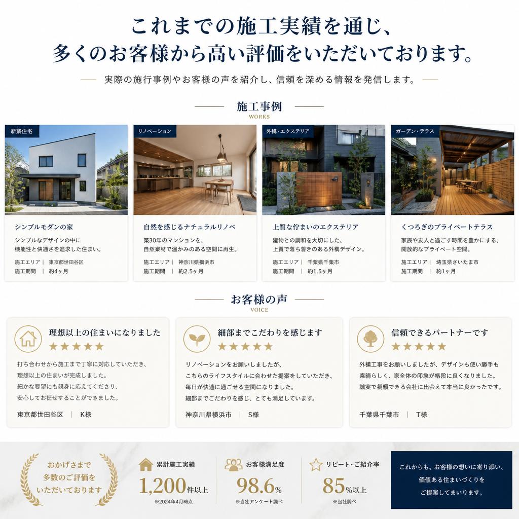 口コミで広がる信頼