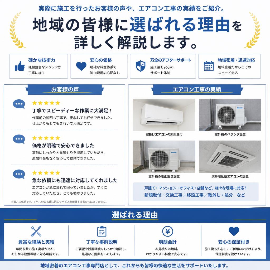 お客様の声と実績