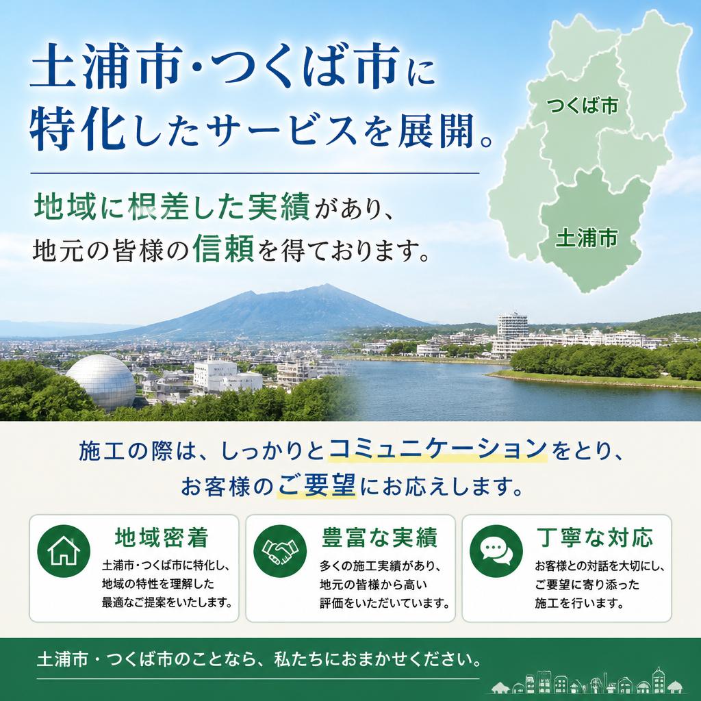 地域密着の信頼できる施工