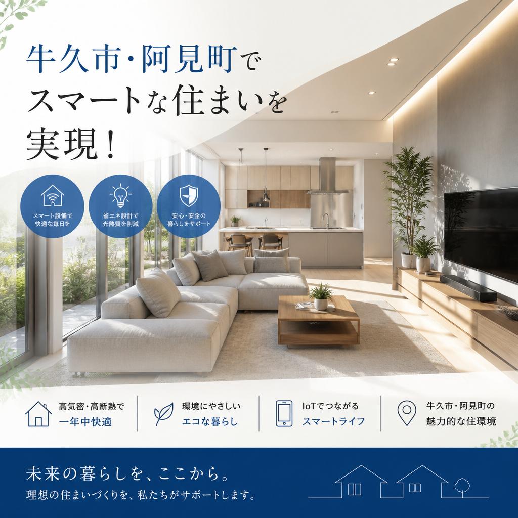 牛久市・阿見町でスマートな住まいを実現！