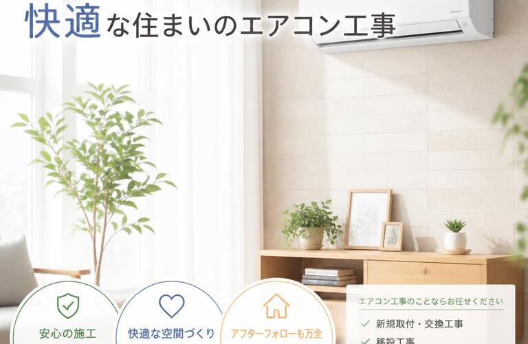 家族の笑顔を守る、快適な住まいのエアコン工事
