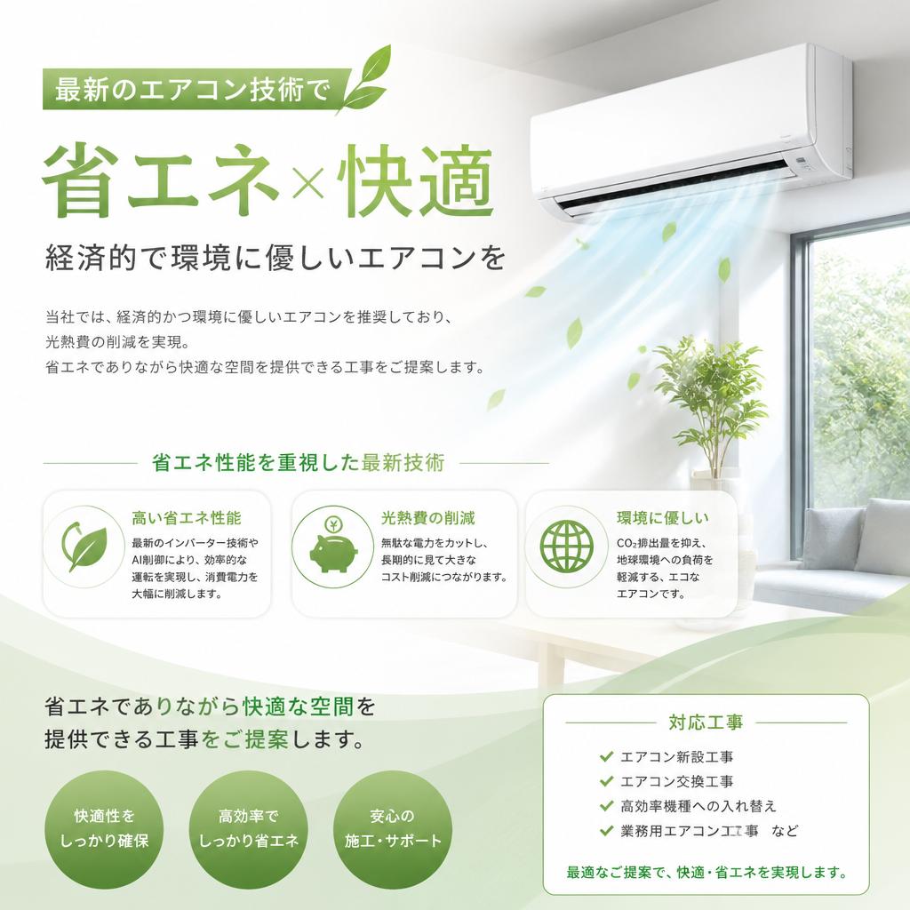 省エネで環境に優しい選択