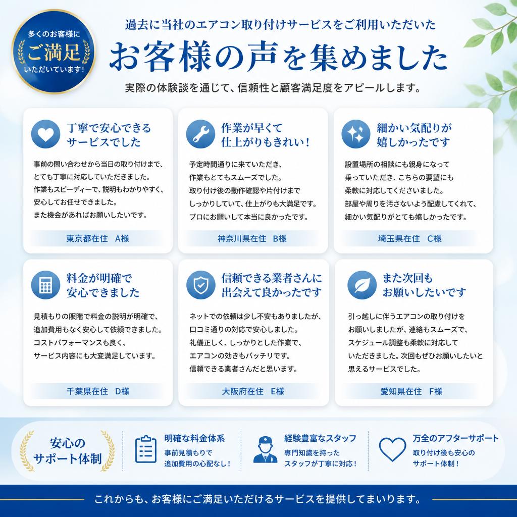 お客様の声