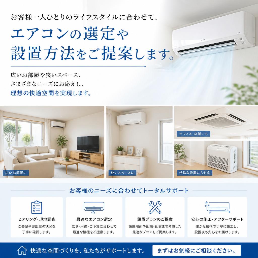 お客様のライフスタイルに合わせた提案