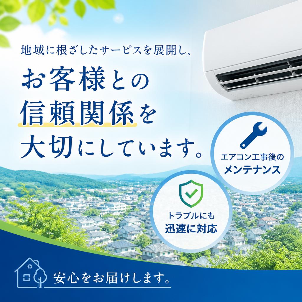 地域密着の安心サポート
