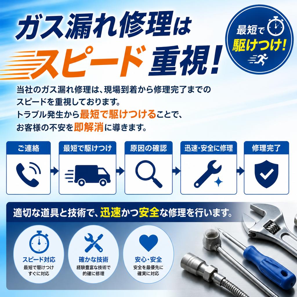 迅速対応のサービス内容
