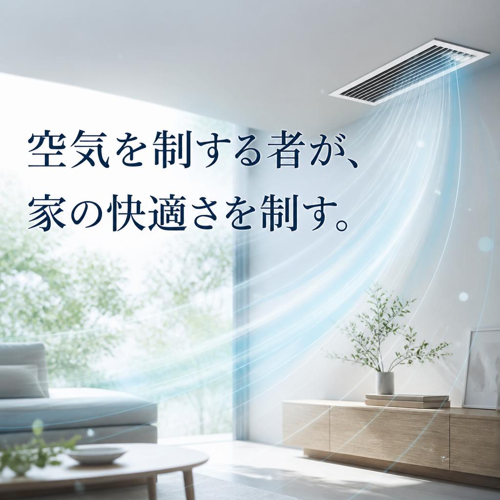 空気を制する者が、家の快適さを制す。