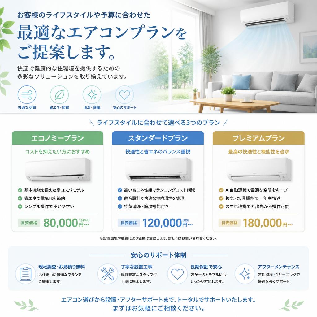 快適な住環境を実現する提案