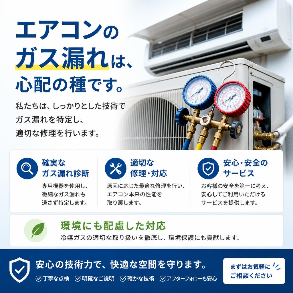安心・安全のガス漏れ修理