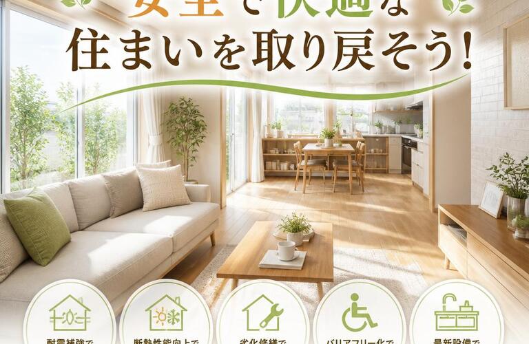 安全で快適な住まいを取り戻そう！
