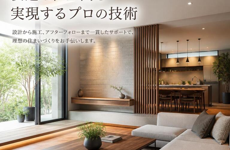 快適な住空間を実現するプロの技術