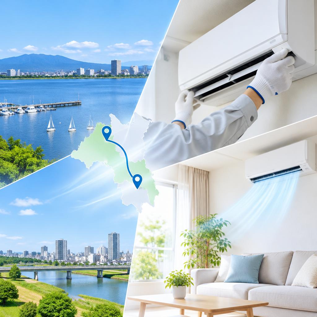土浦から守谷まで。家庭用エアコン工事で、毎日の快適空間を。