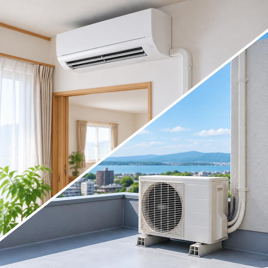 エアコンの移設で、住まいに新しい快適を。土浦市の電気工事は、丁寧・迅速な祐心へ